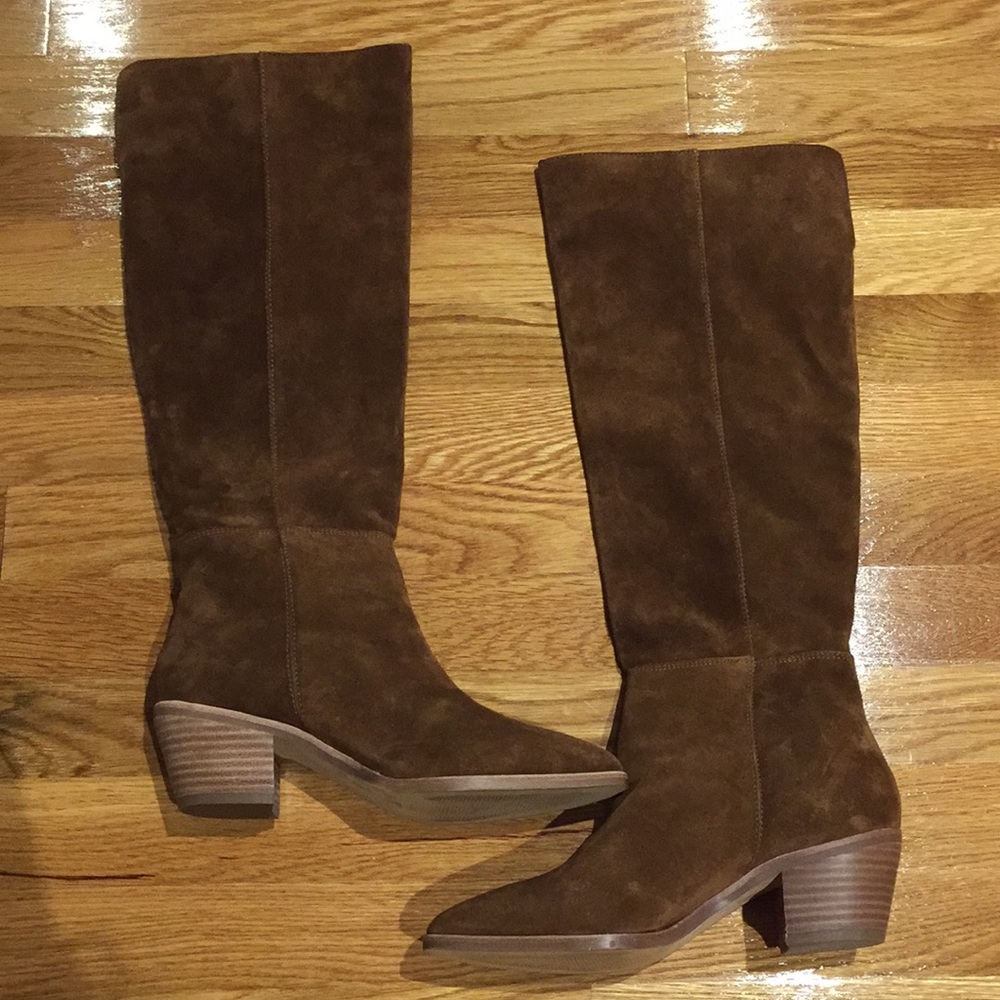 Steve Madden Cognac Leather Boots